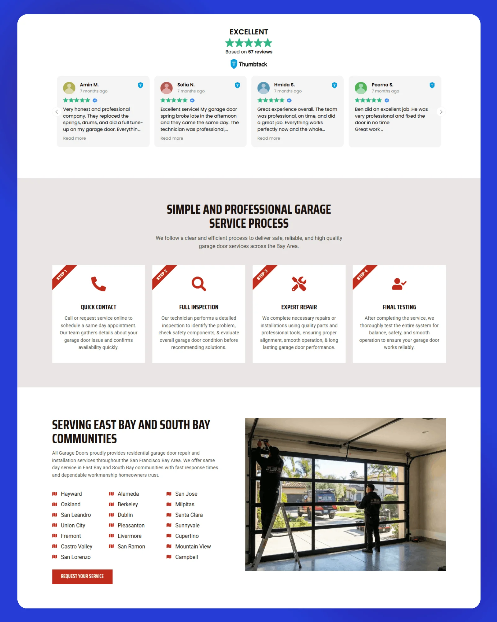 All Garage Doors Website 4