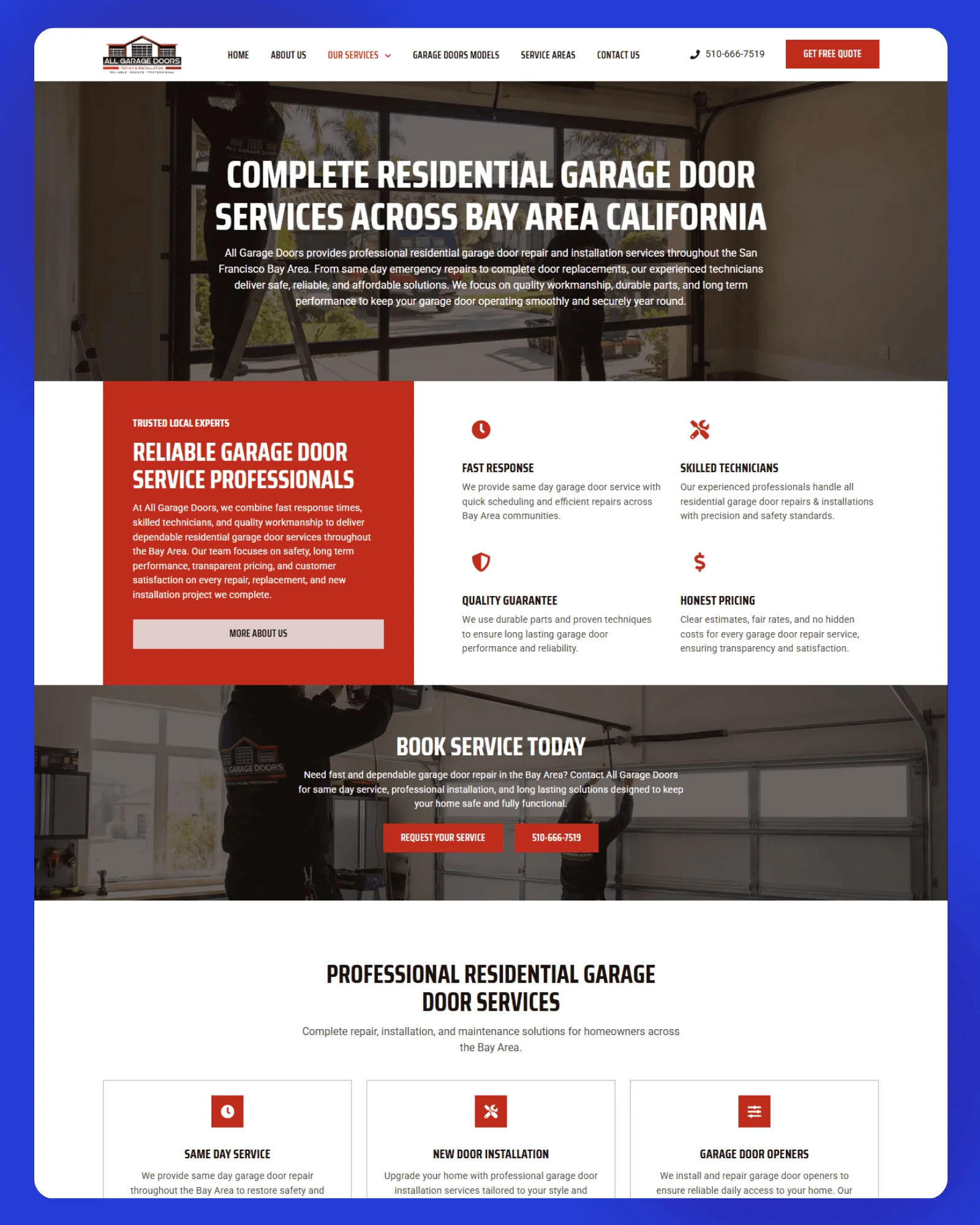 All Garage Doors Website 5