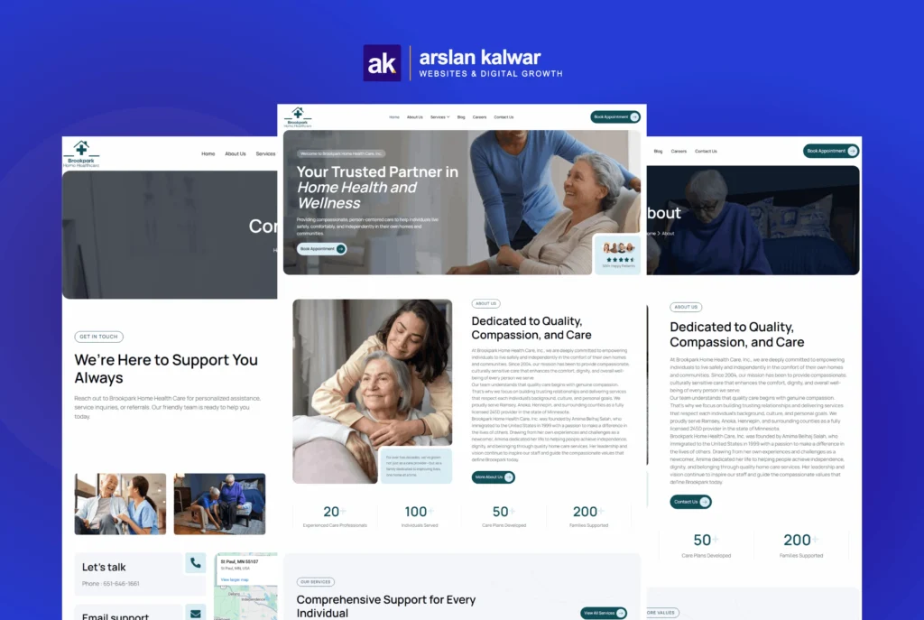 BP Home Healthcare — Trusted Home Health Care Services Minnesota USA Website Design 1 scaled
