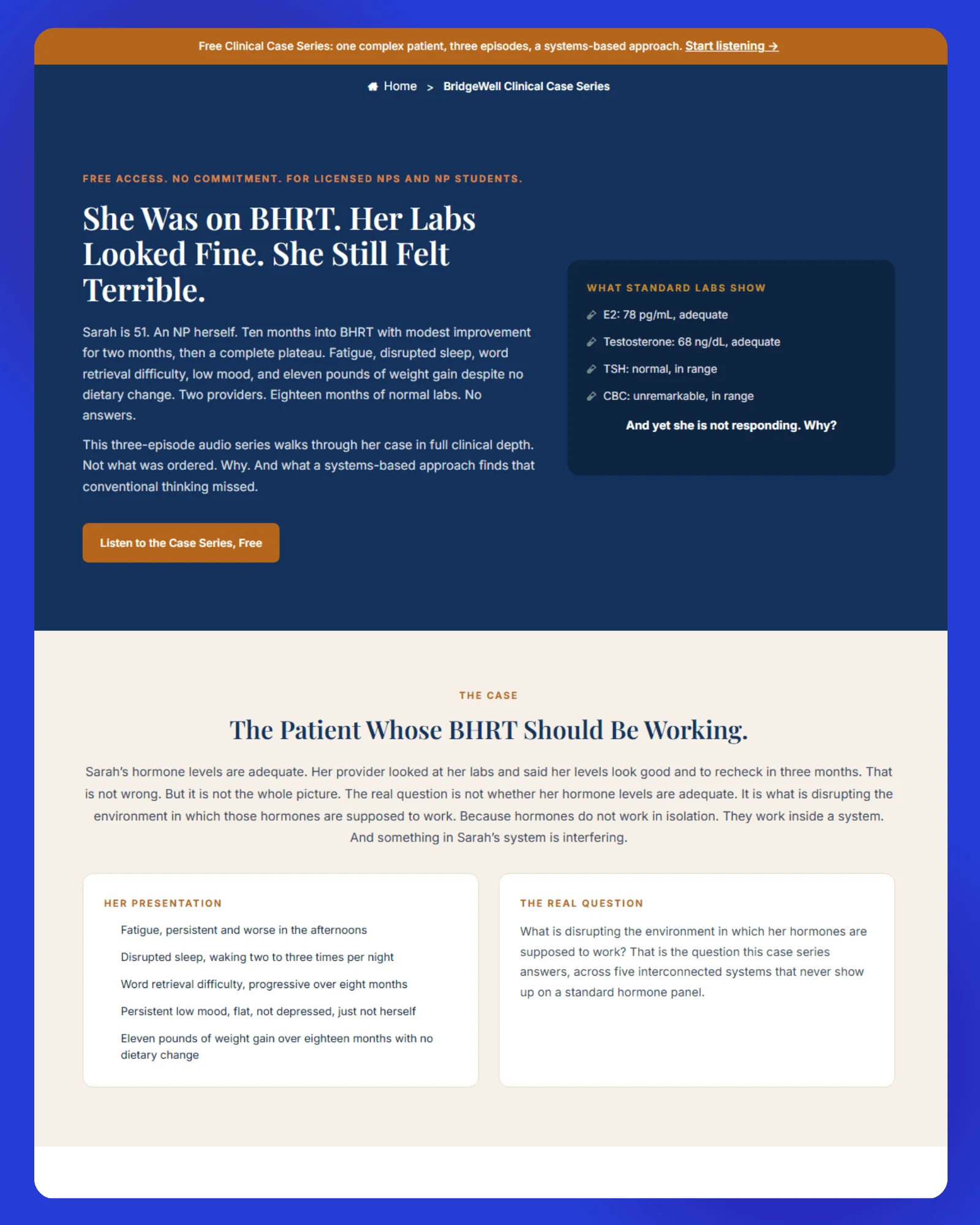 BridgeWell Integrative Education Website 10
