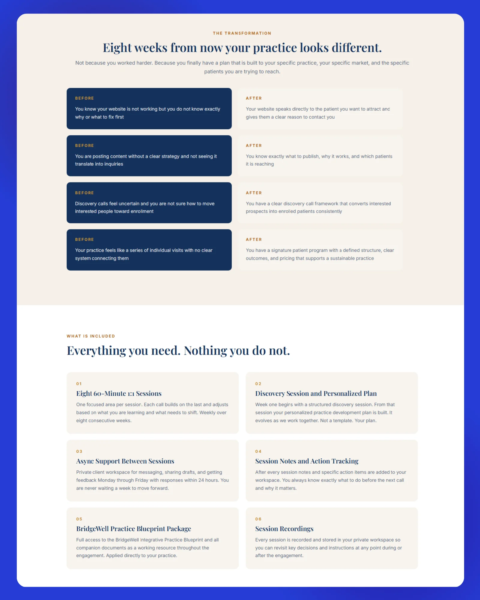 BridgeWell Integrative Education Website 8