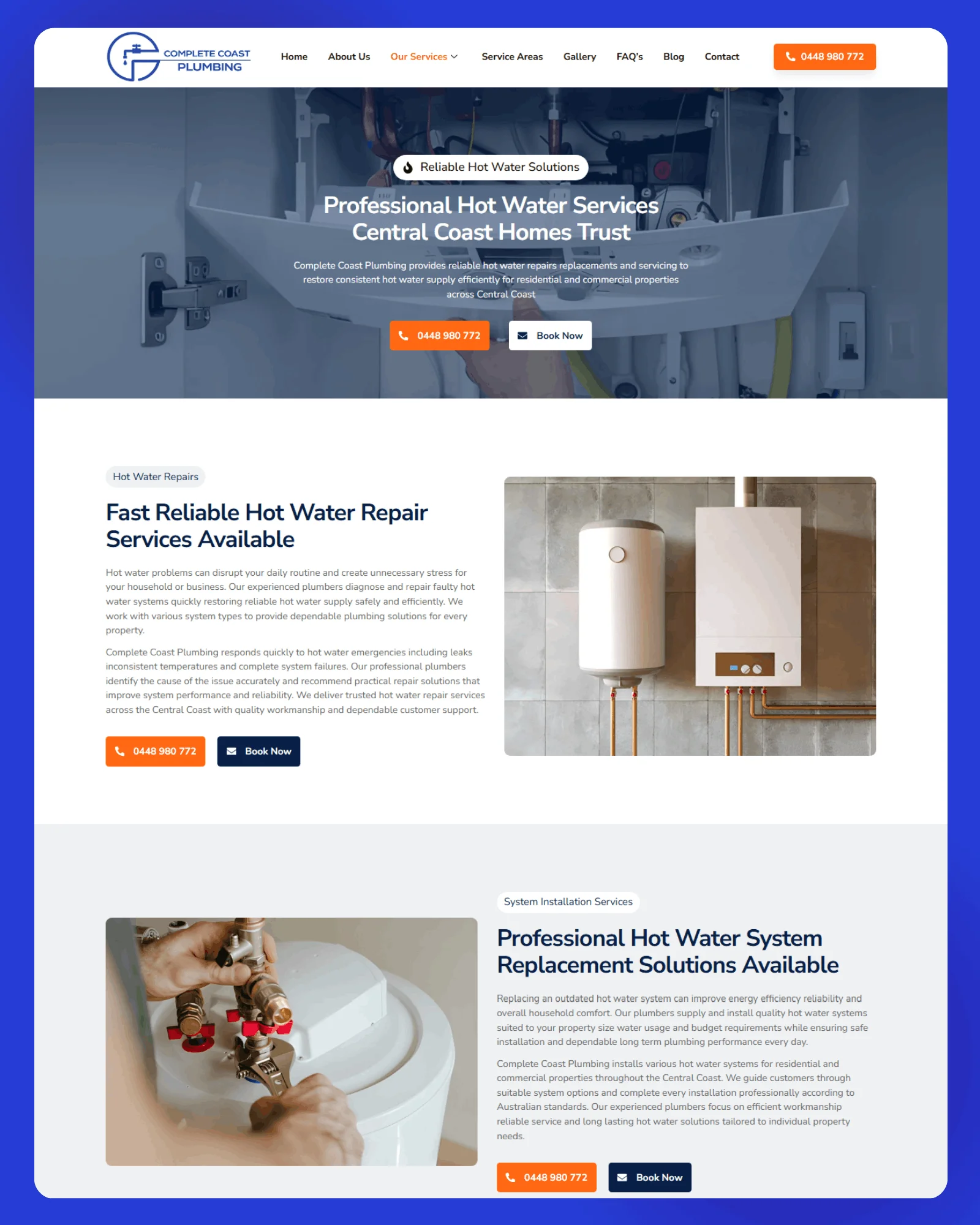 Complete Coast Plumbing Website 5