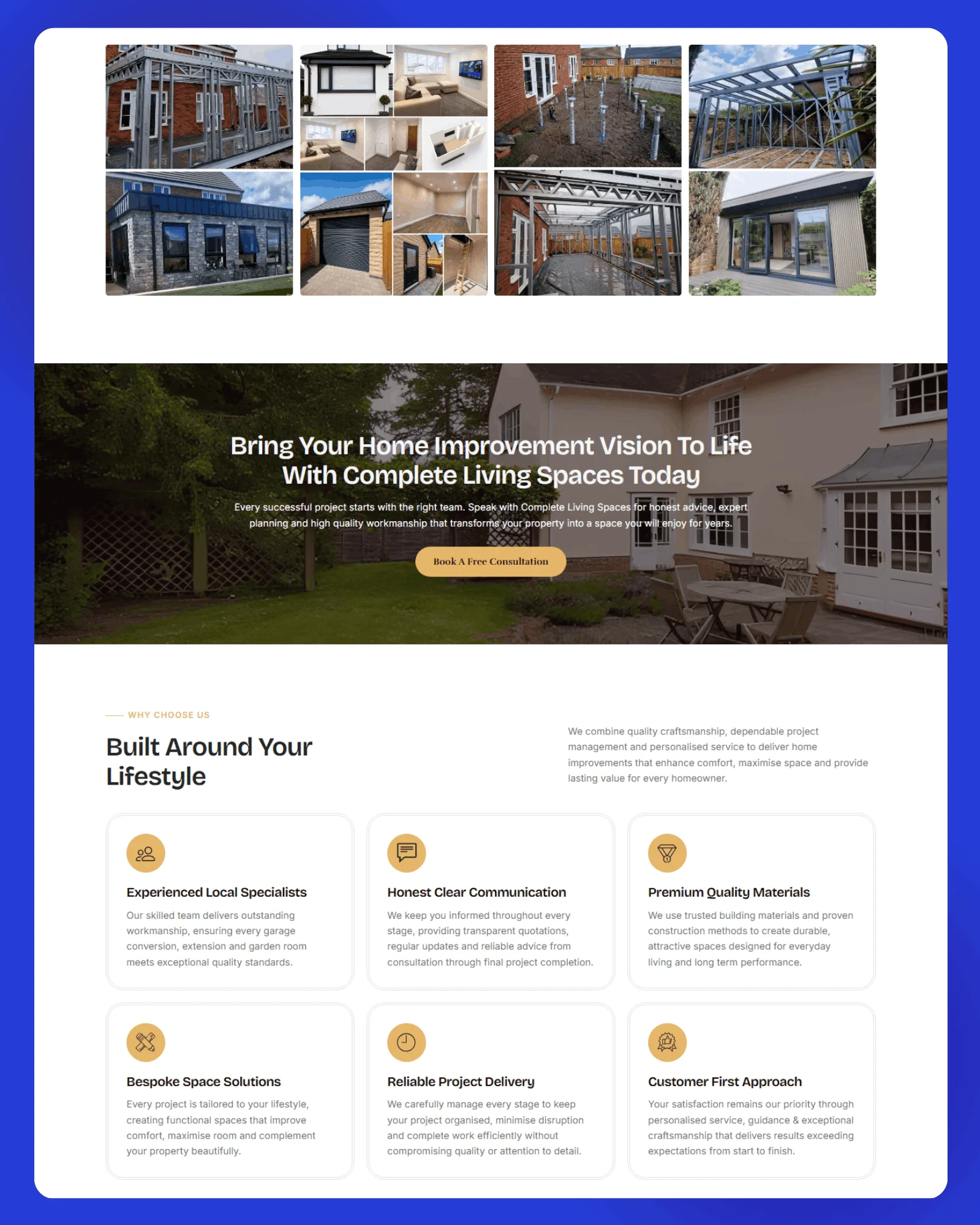 Complete Living Spaces Website 2