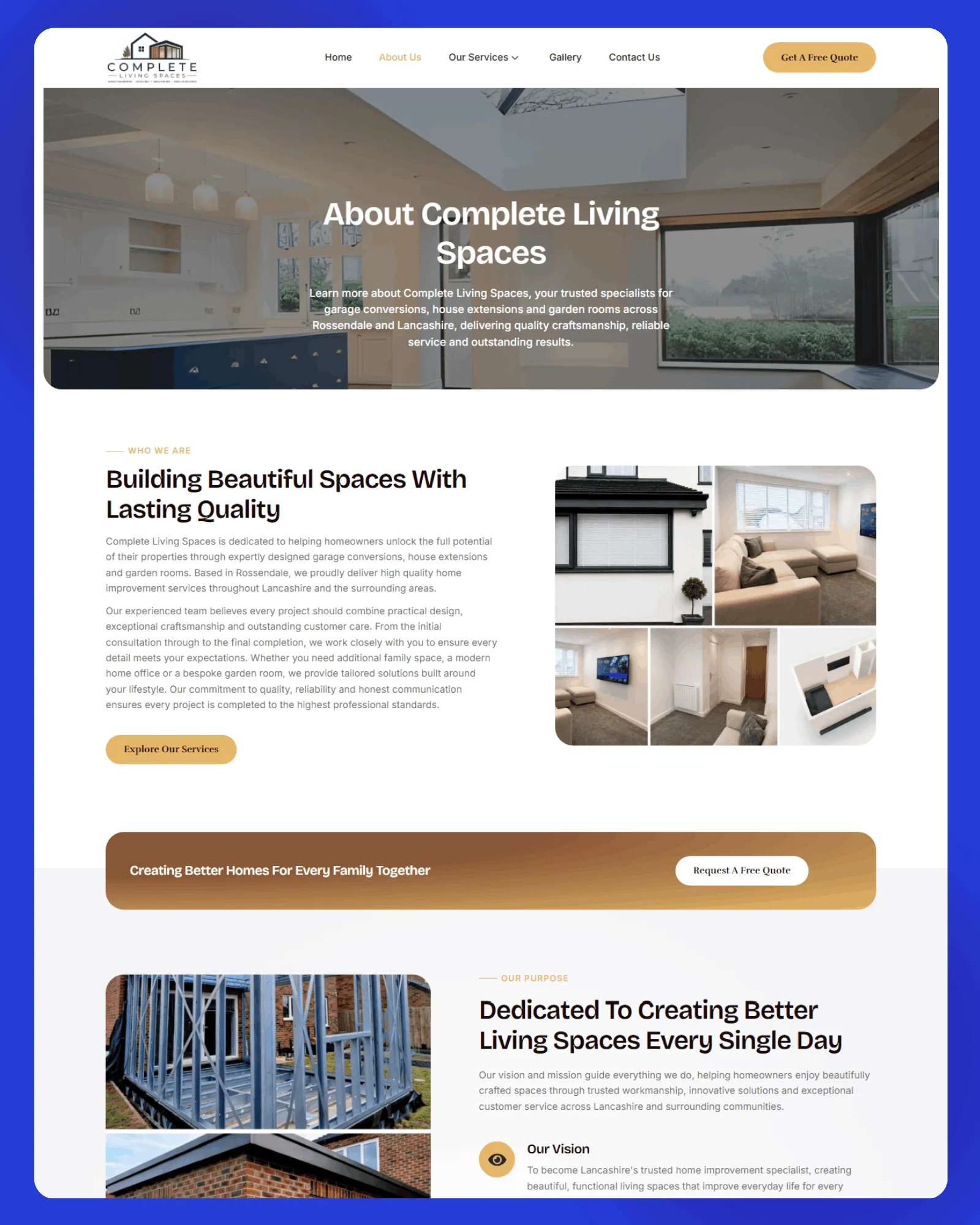 Complete Living Spaces Website 4