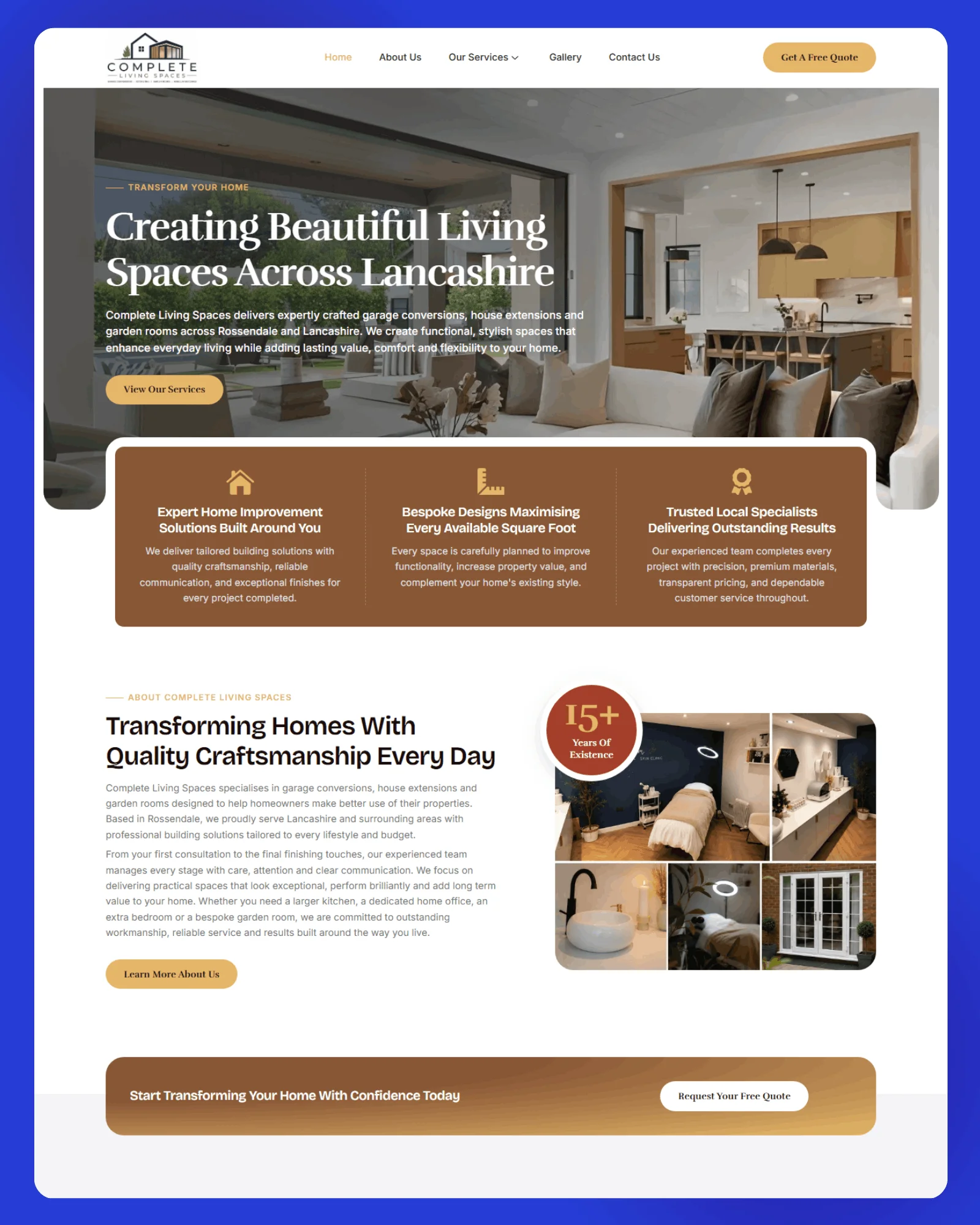 Complete Living Spaces Website