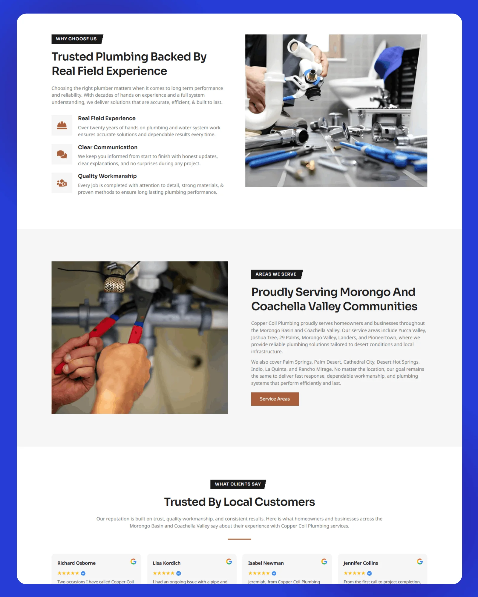 Copper Coil Plumbing Website 2