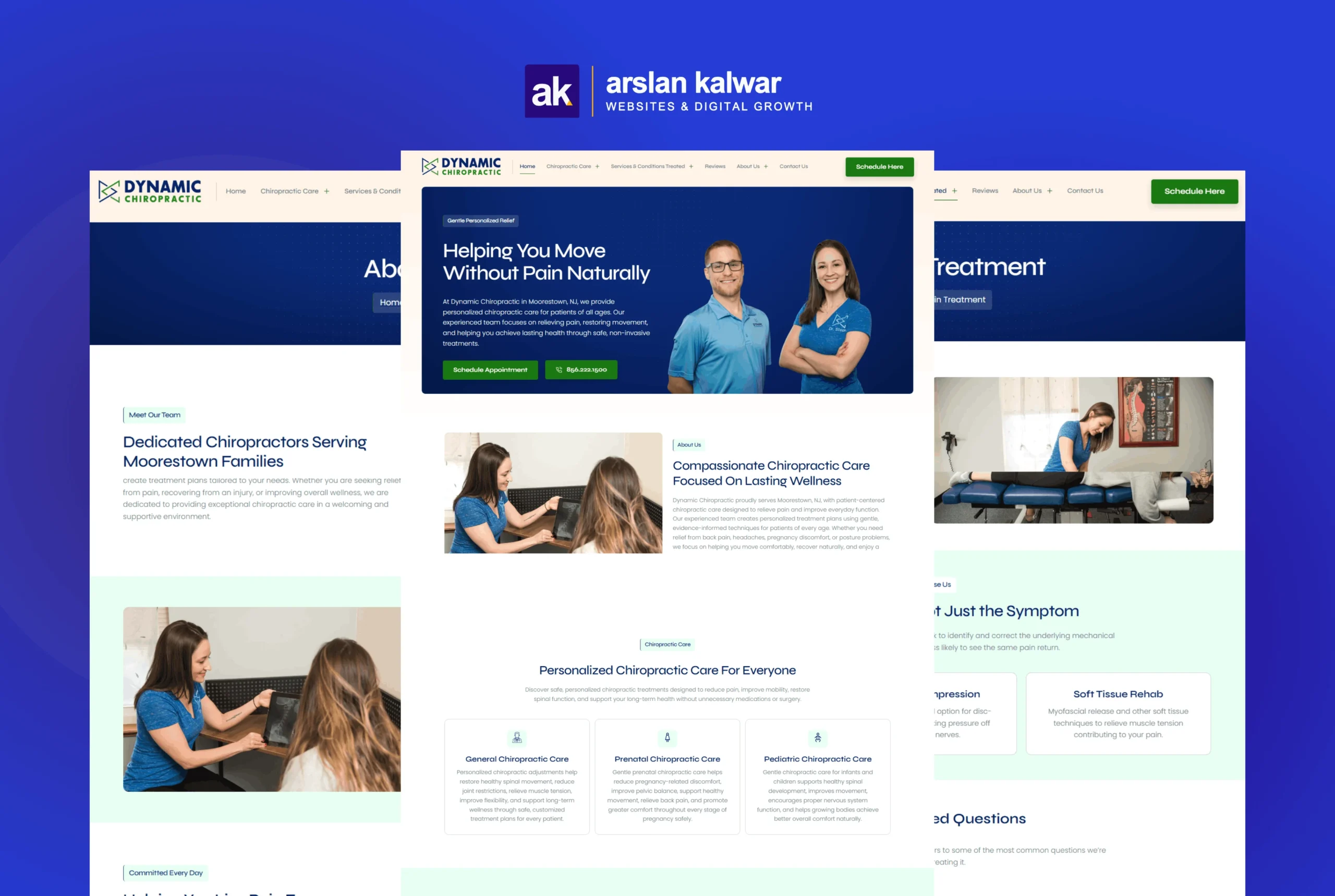 Dynamic Chiropractic — Personalized Chiropractic Spinal Care Services Moorestown New Jersey USA Website Design 1 scaled