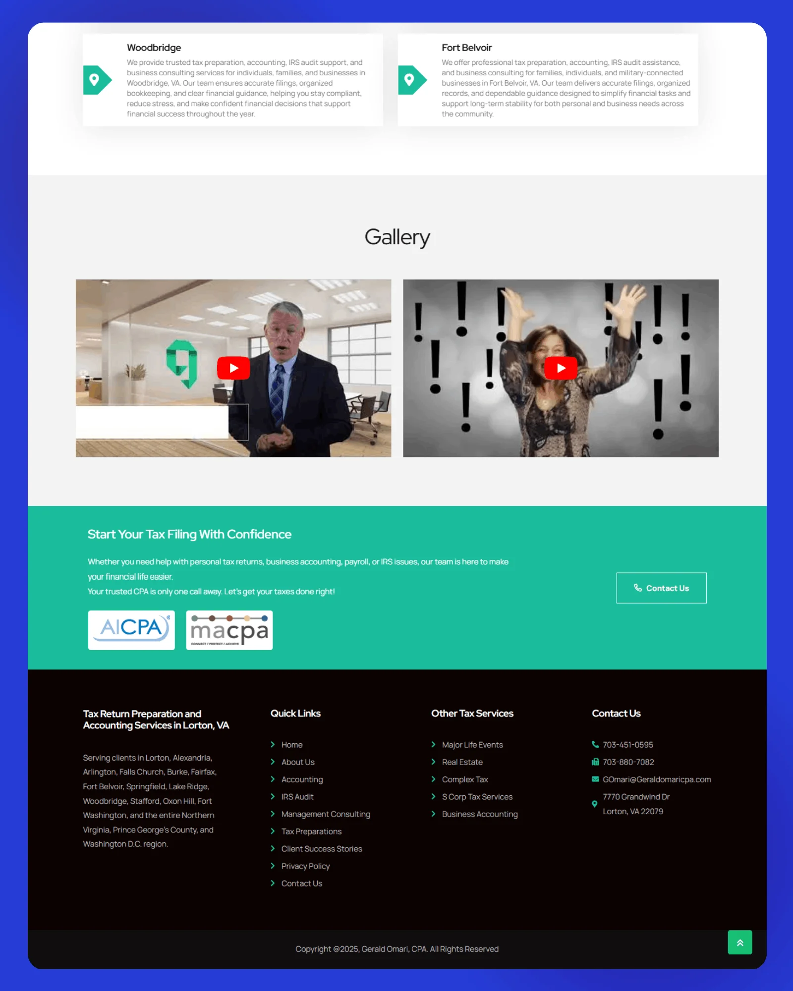 Gerald Omari CPA Website 2