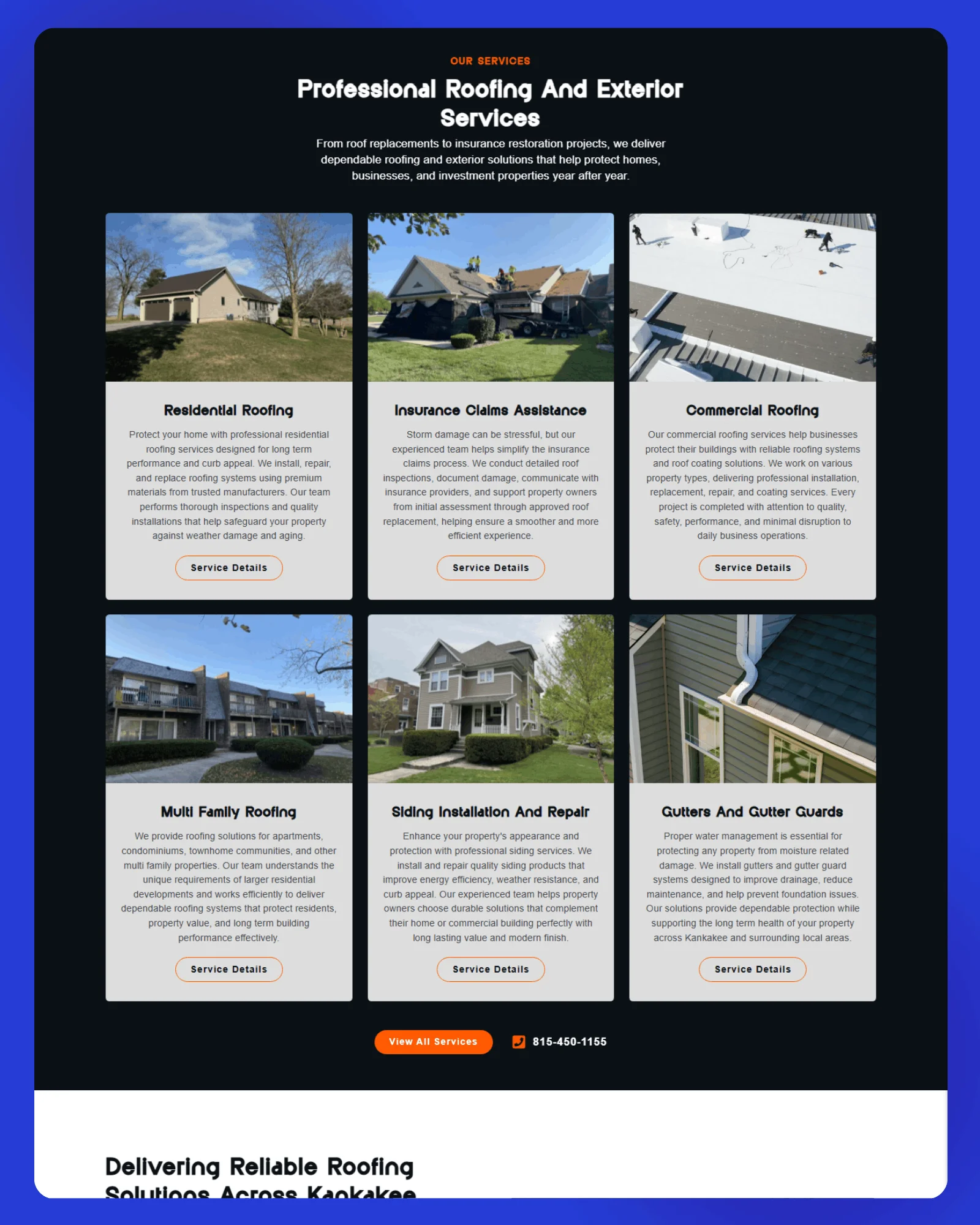 Goodman Roofing LLC Website 1