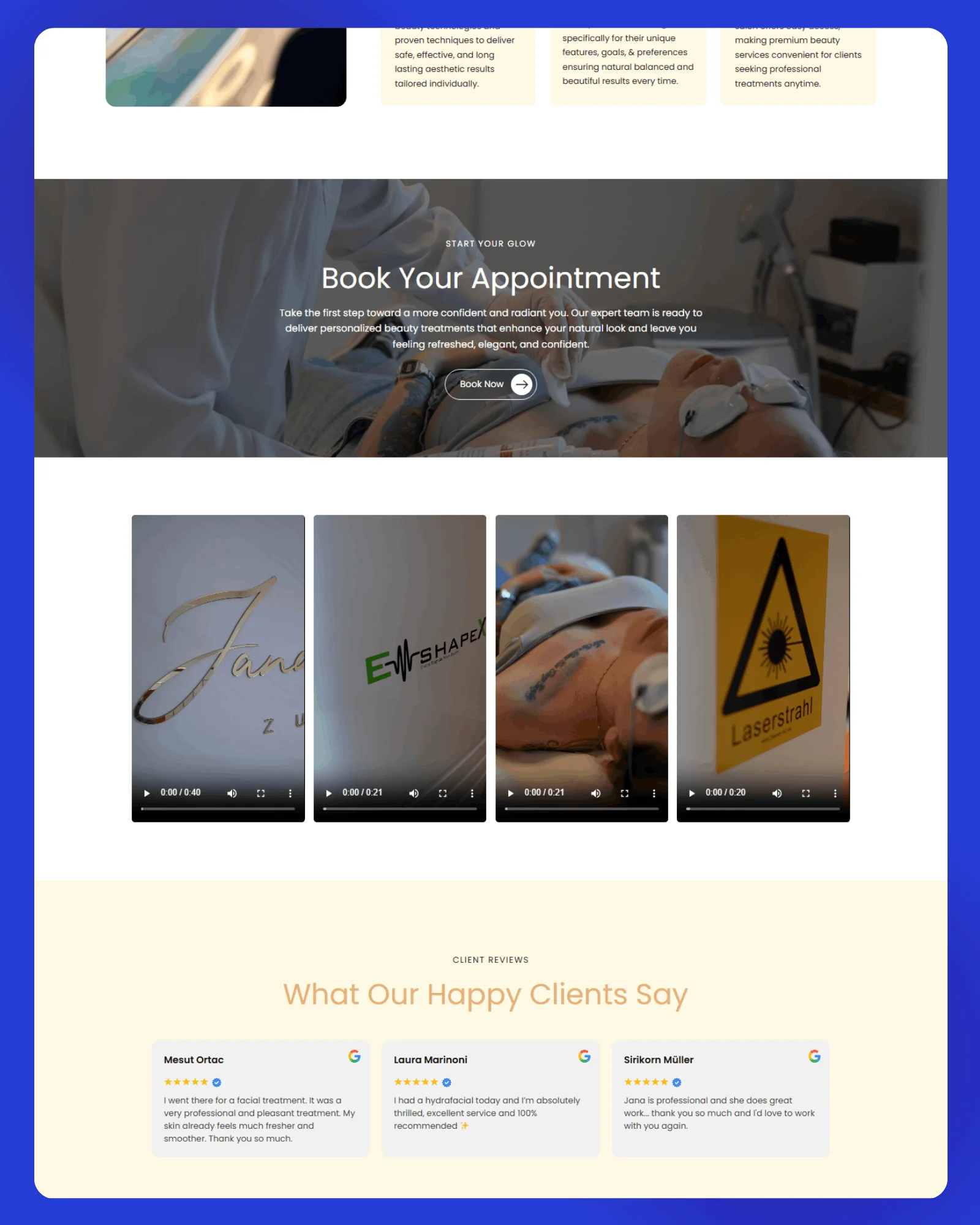 Jana Beauty Website 2