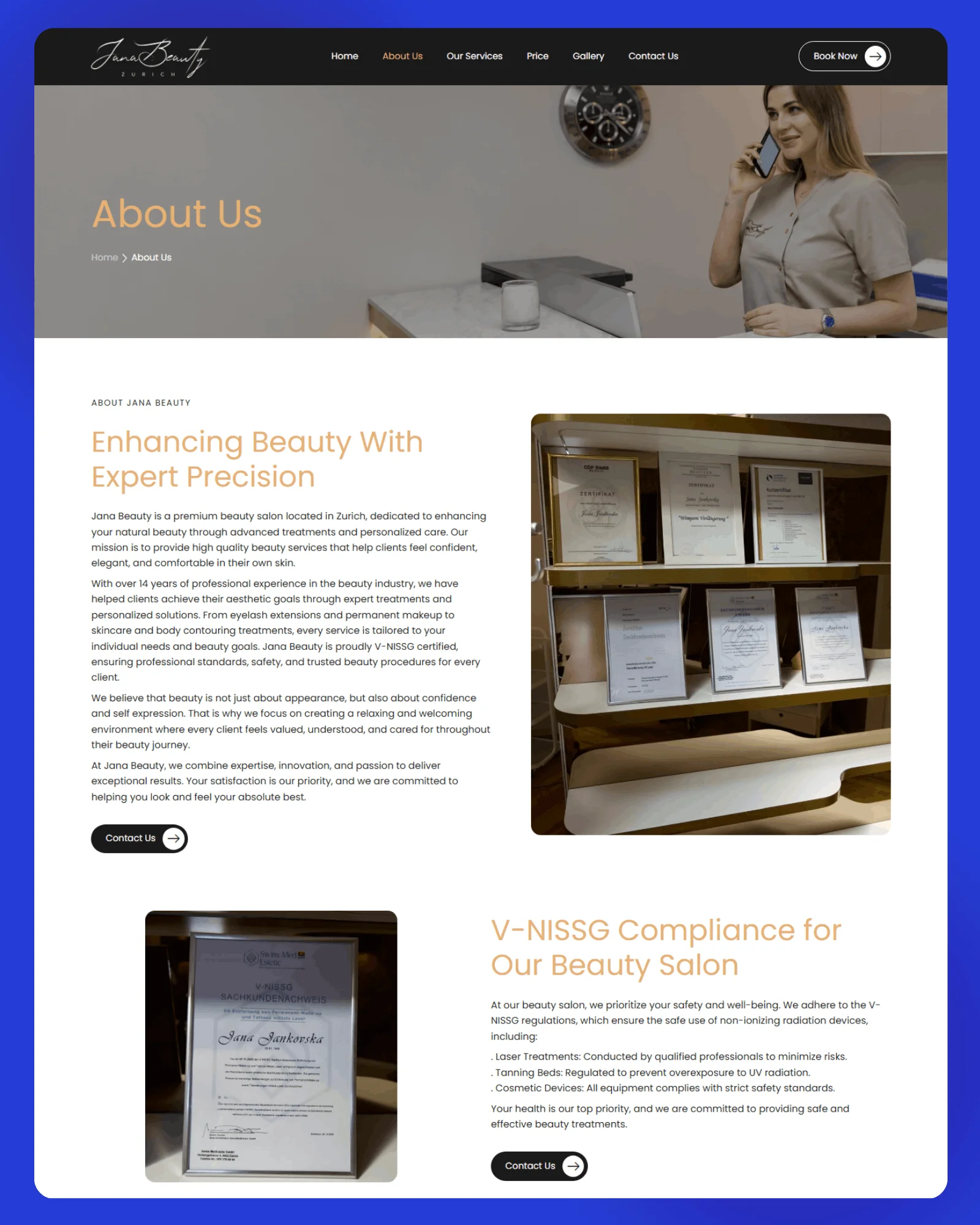 Jana Beauty Website 4