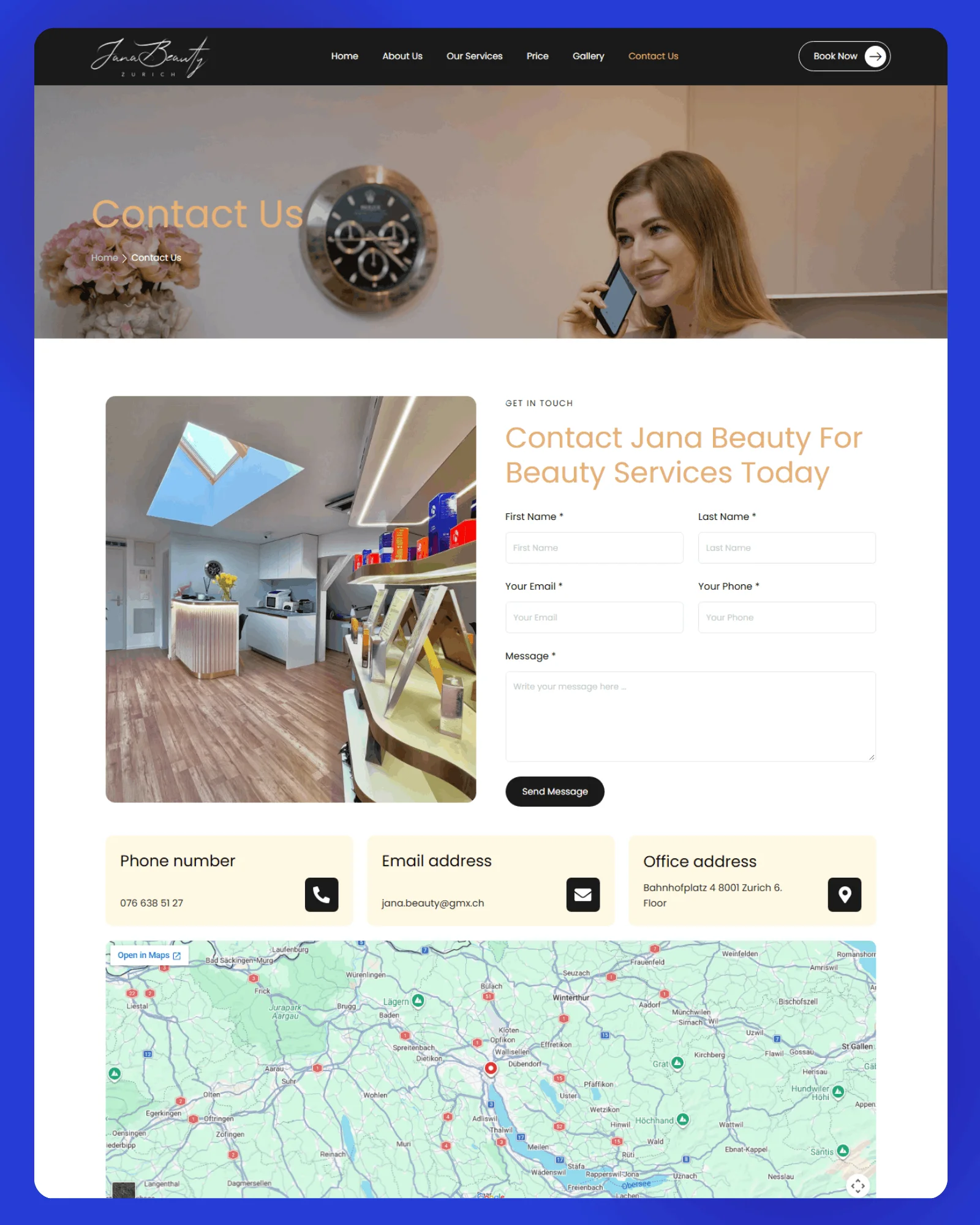 Jana Beauty Website 6