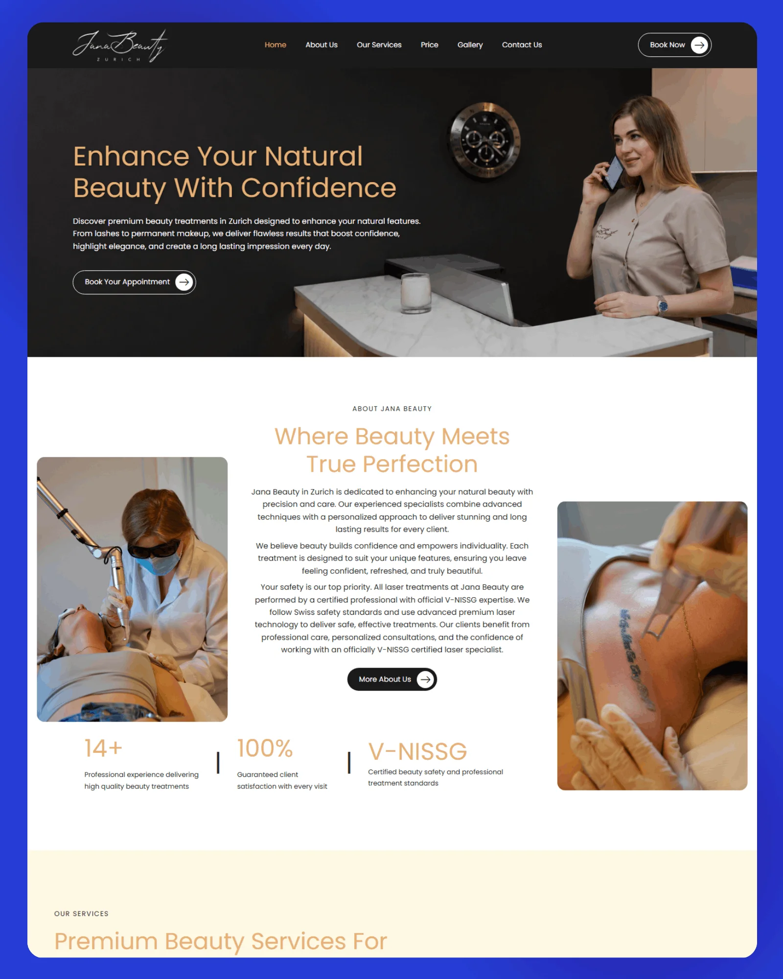 Jana Beauty Website