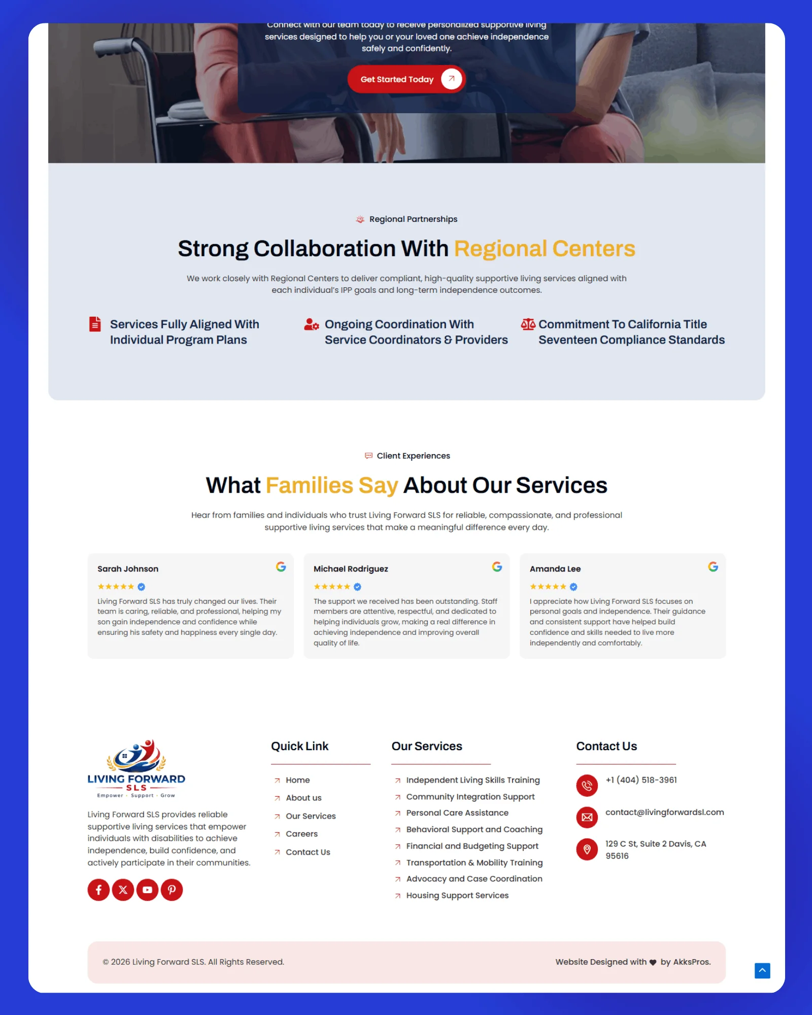 Living Forward SLS Website 3