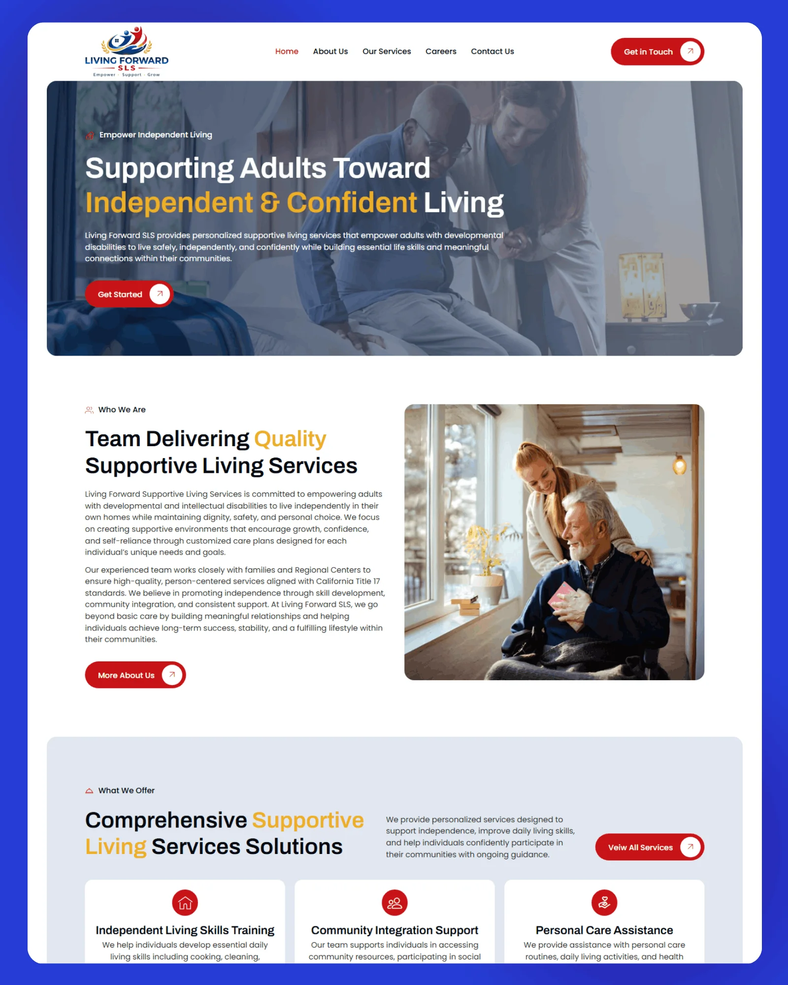 Living Forward SLS Website