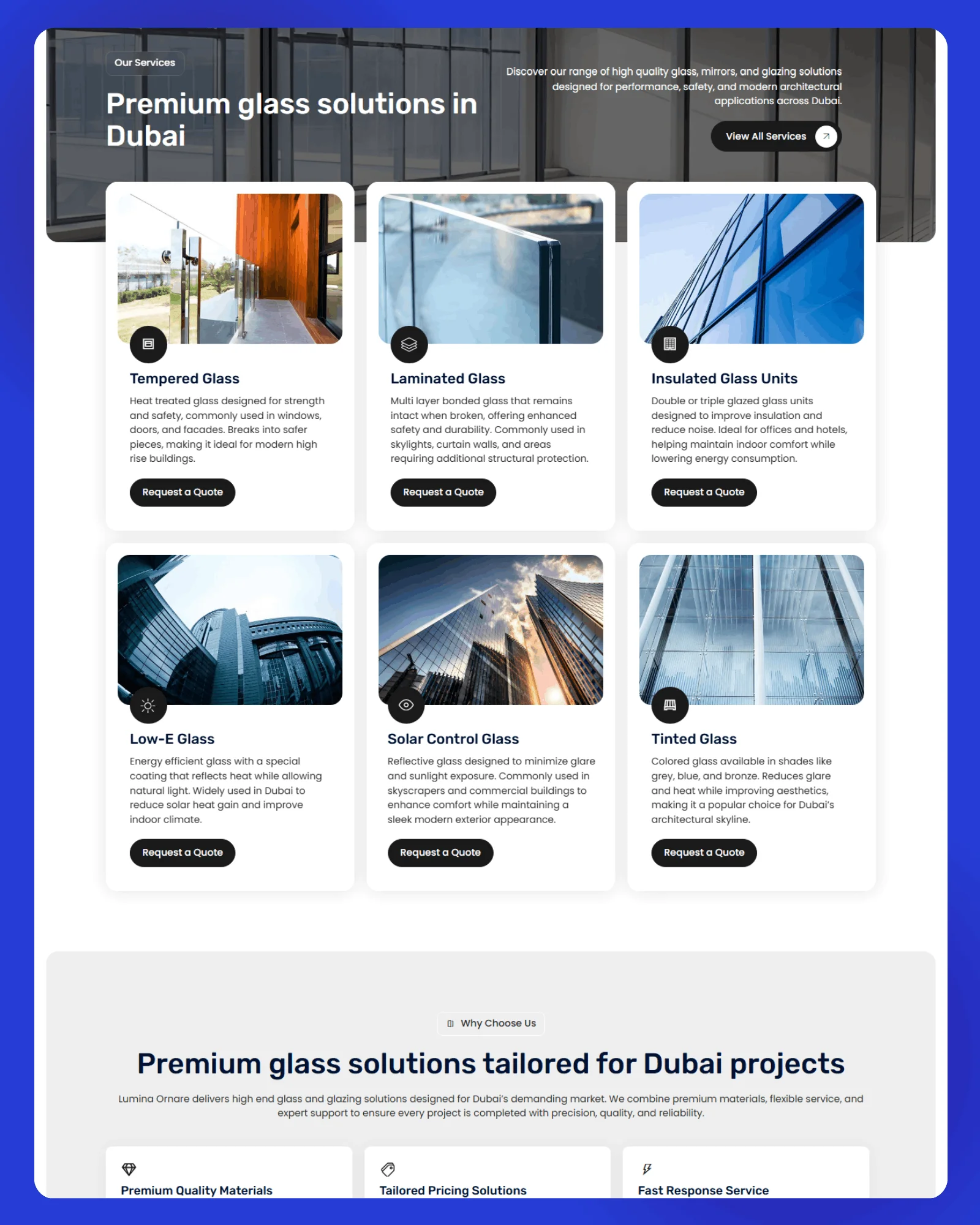 Lumina Ornare Website 1