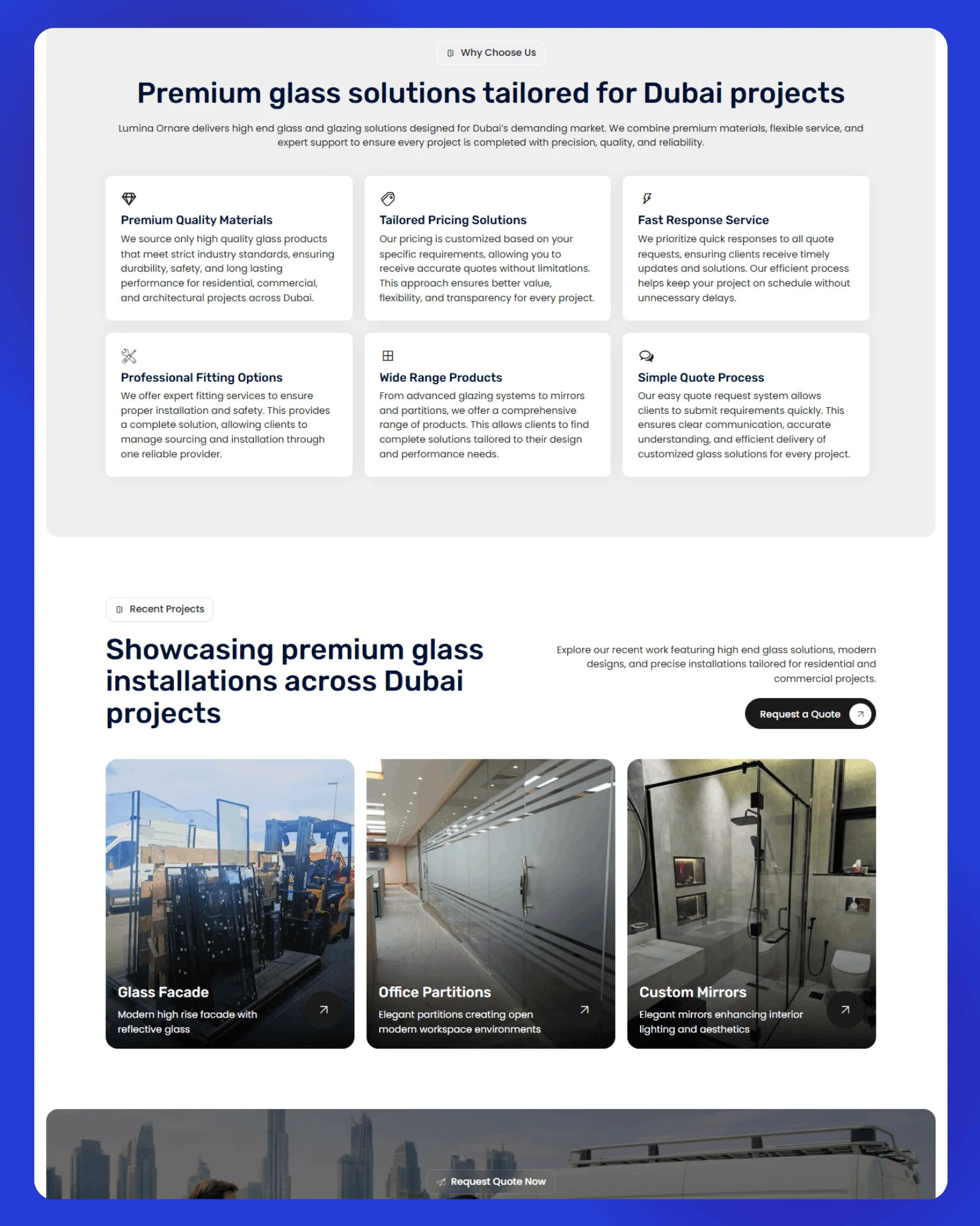 Lumina Ornare Website 2