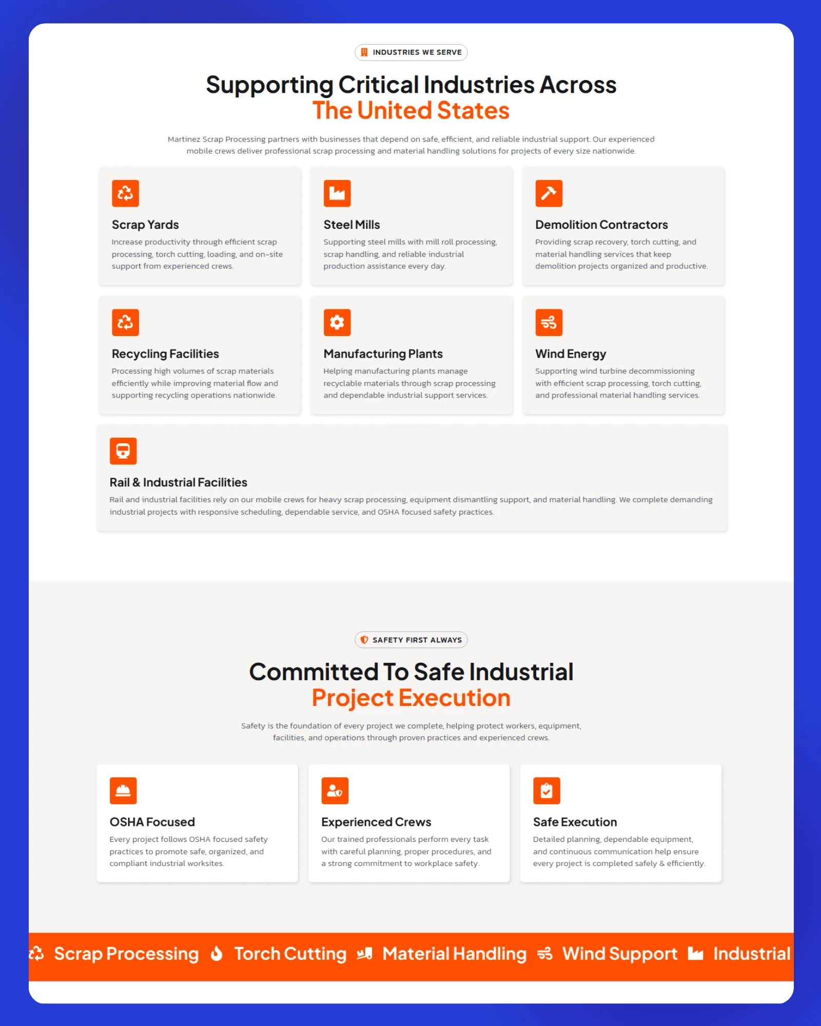 Martinez Scrap Website 3