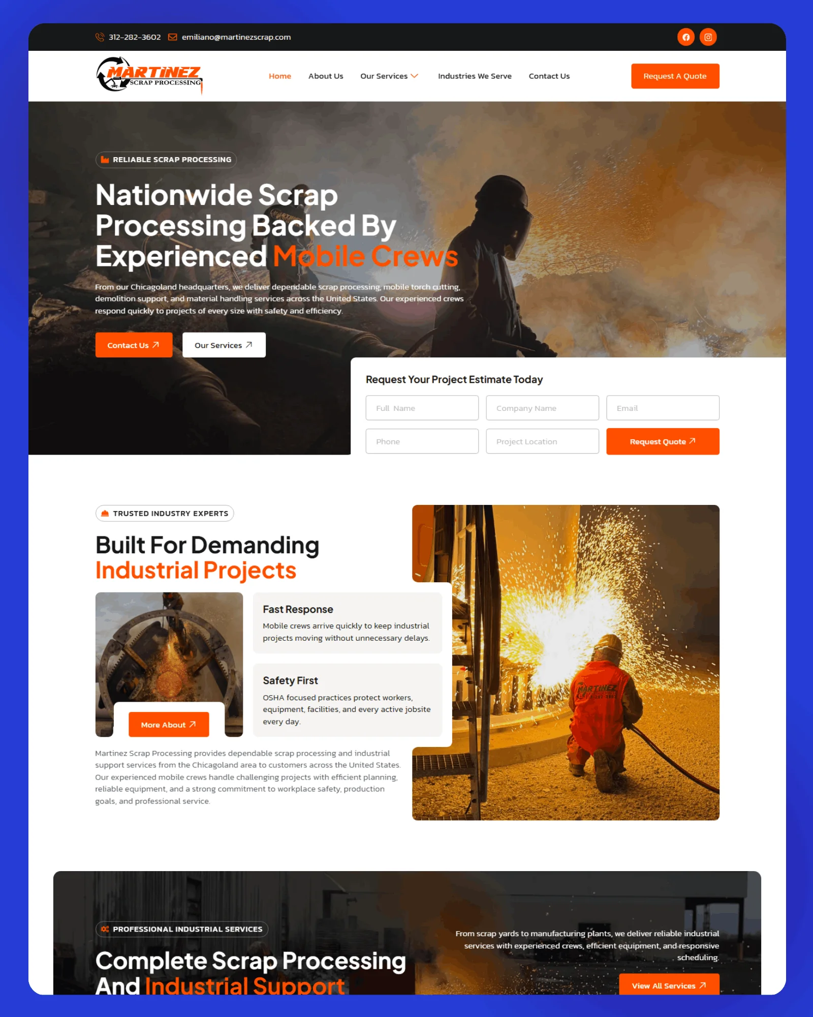 Martinez Scrap Website