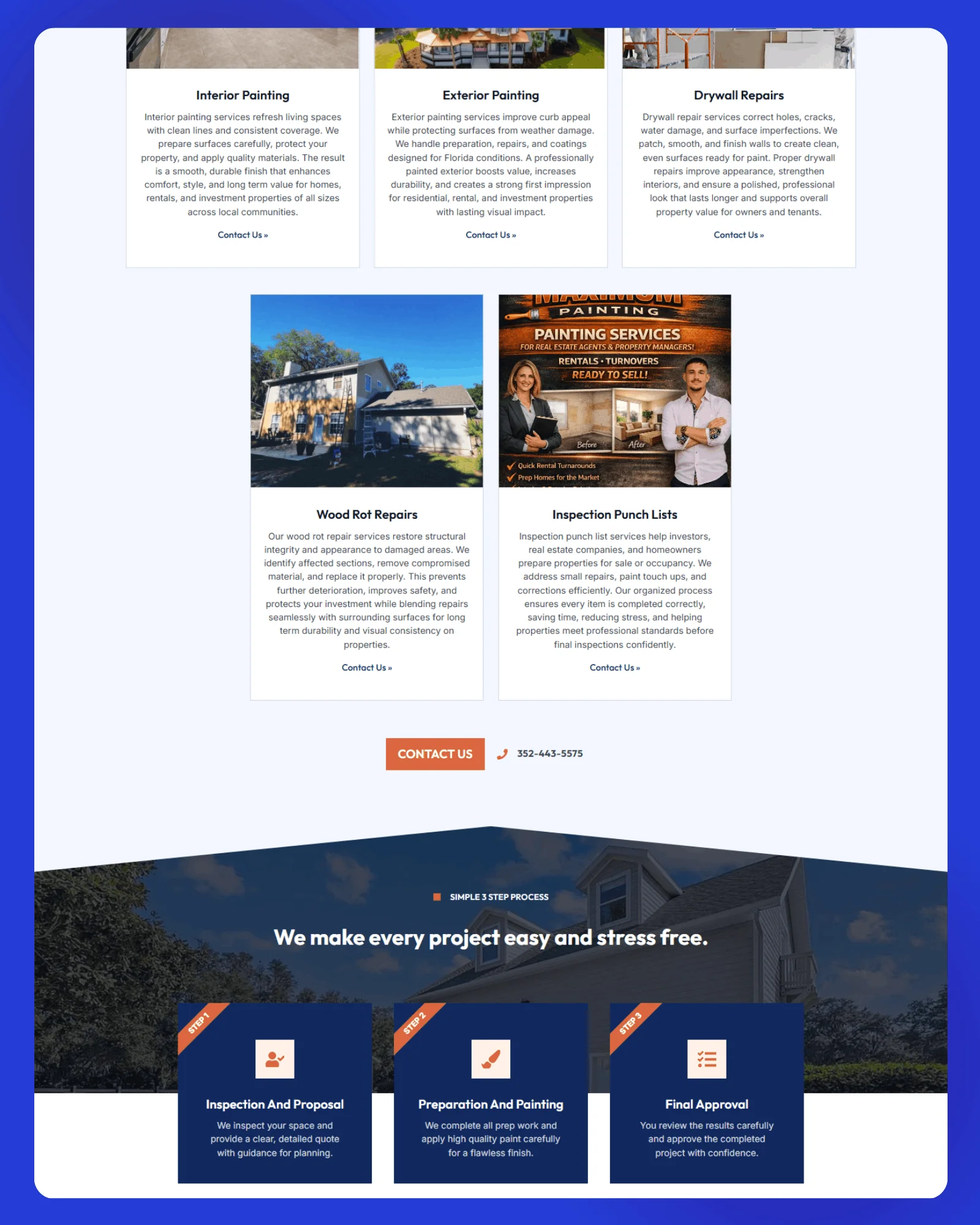 Maximum Painting Maintenance Website 1