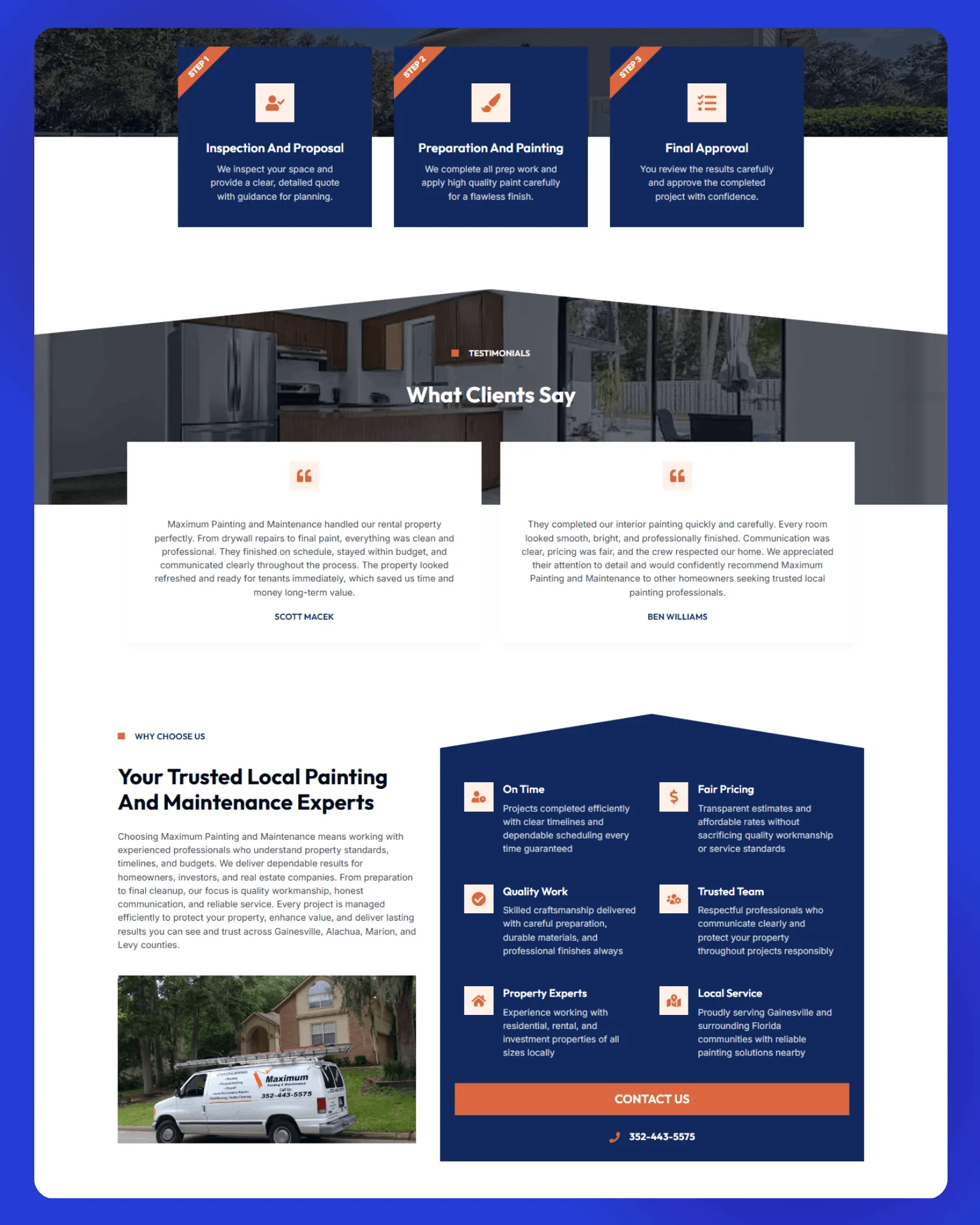 Maximum Painting Maintenance Website 2