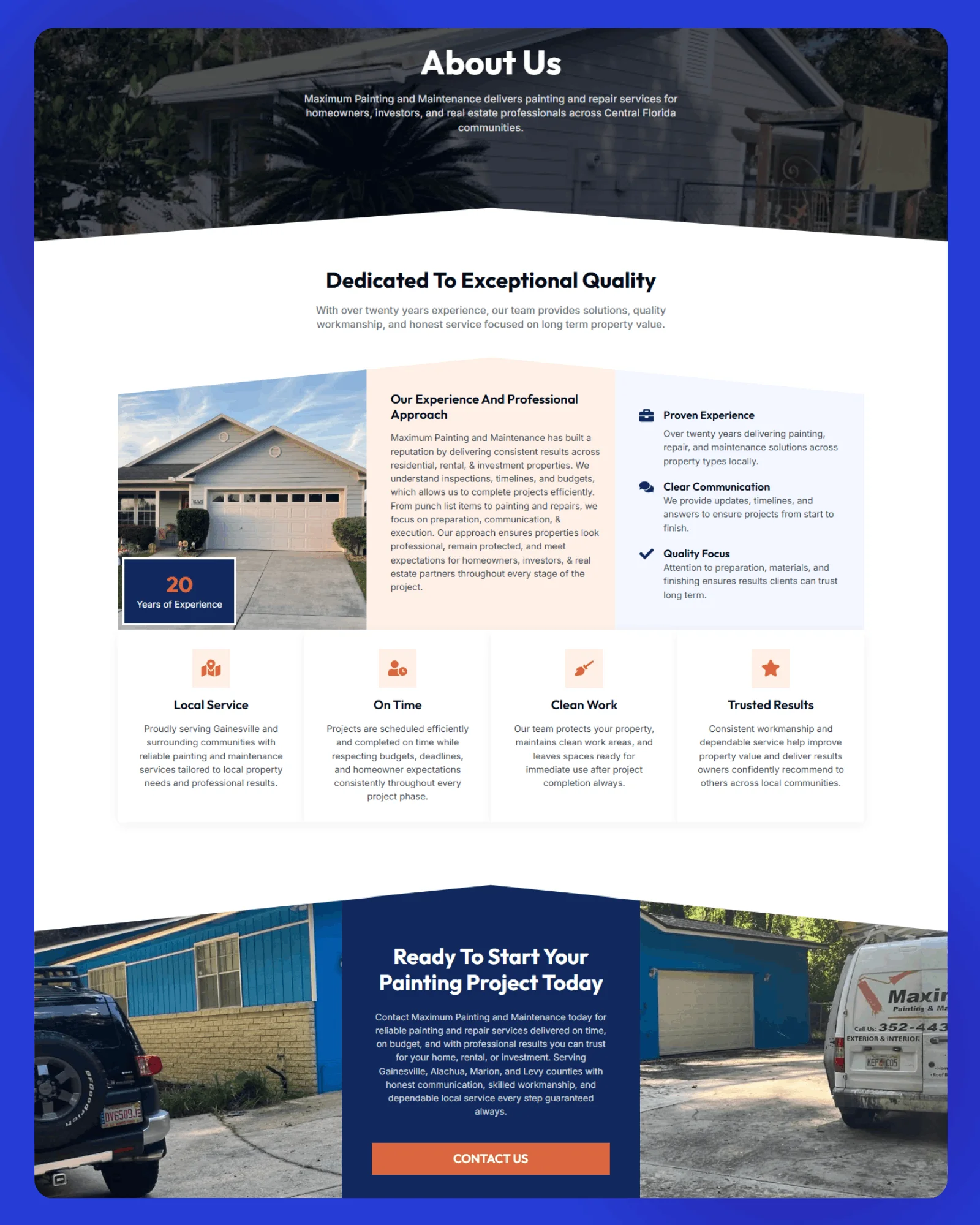 Maximum Painting Maintenance Website 4