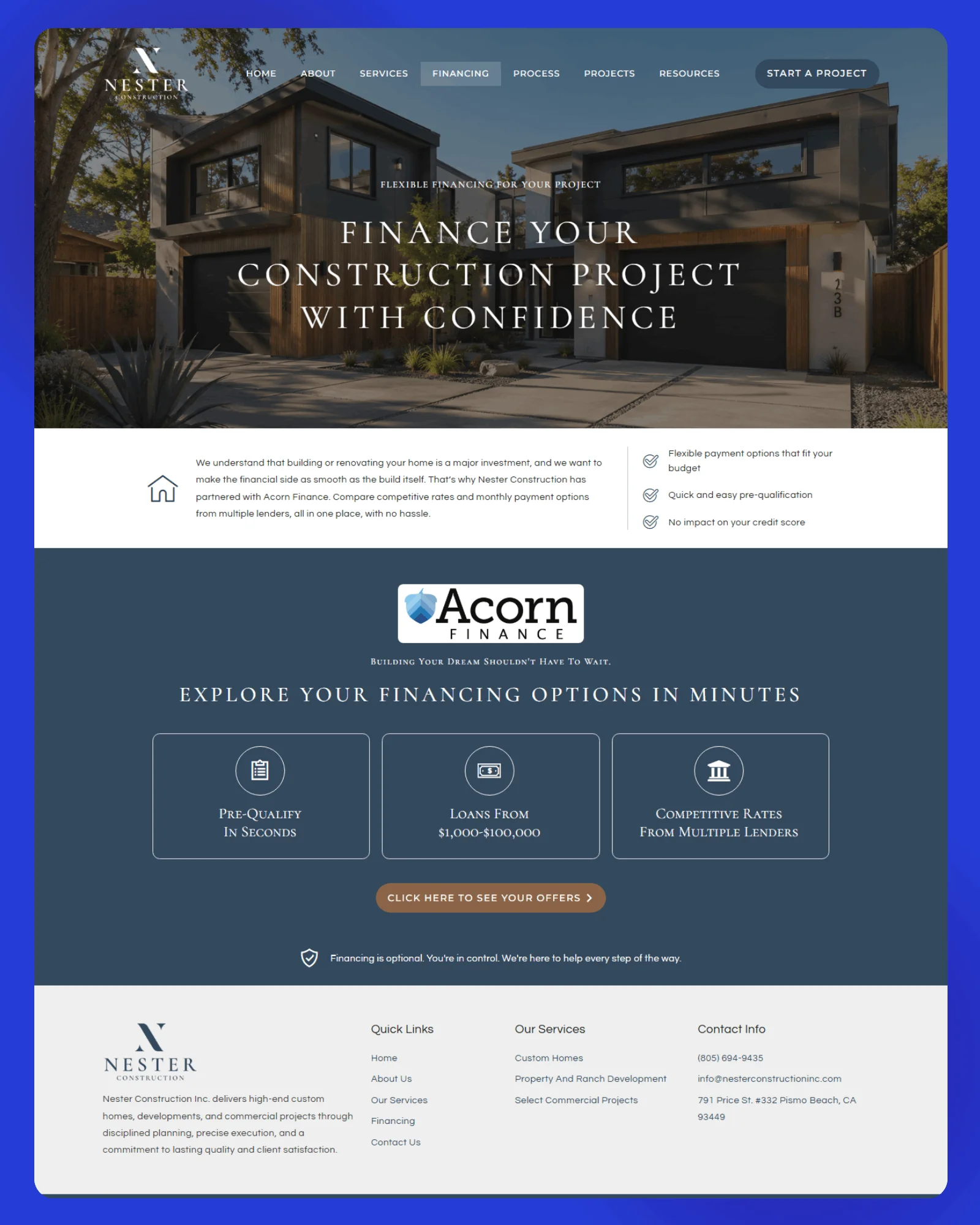 Nester Construction Inc Website 4 1