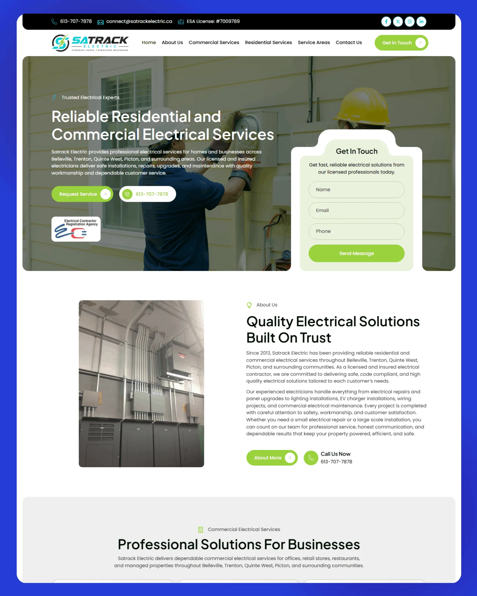 Satrack Electric Website 5
