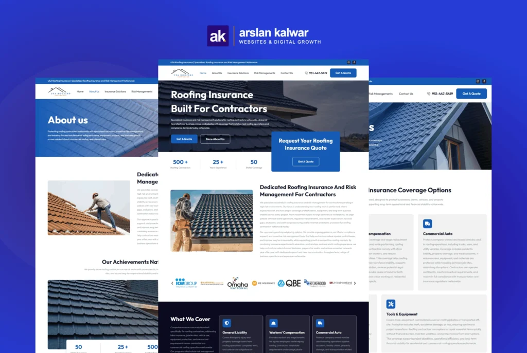 USA Roofing Insurance — Specialized Roofing Contractor Insurance Risk Management Nationwide USA Website Design 1 scaled
