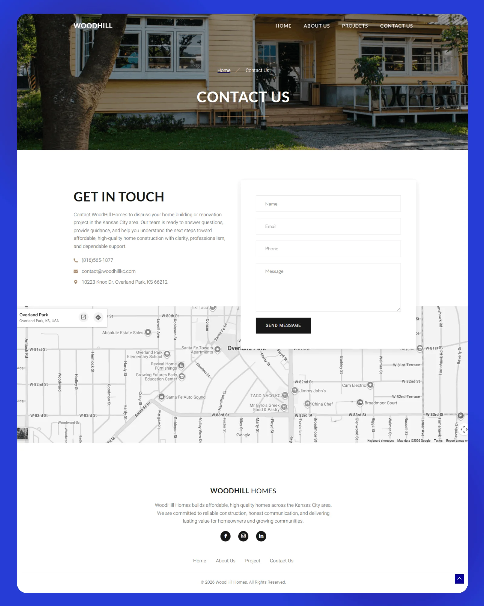 Woodhill KC Website 3