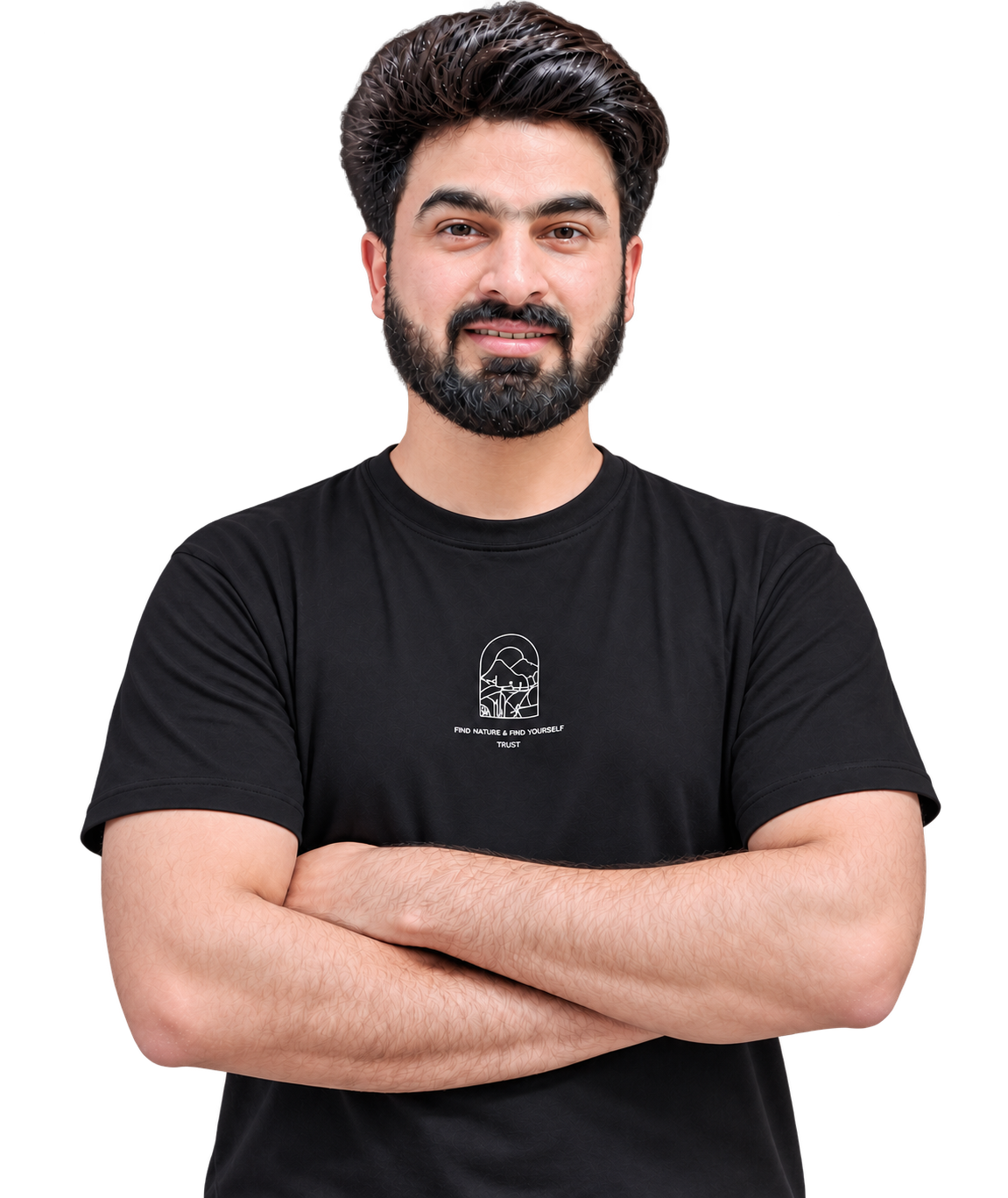 Arslan Kalwar, WordPress website designer, working on a service business website