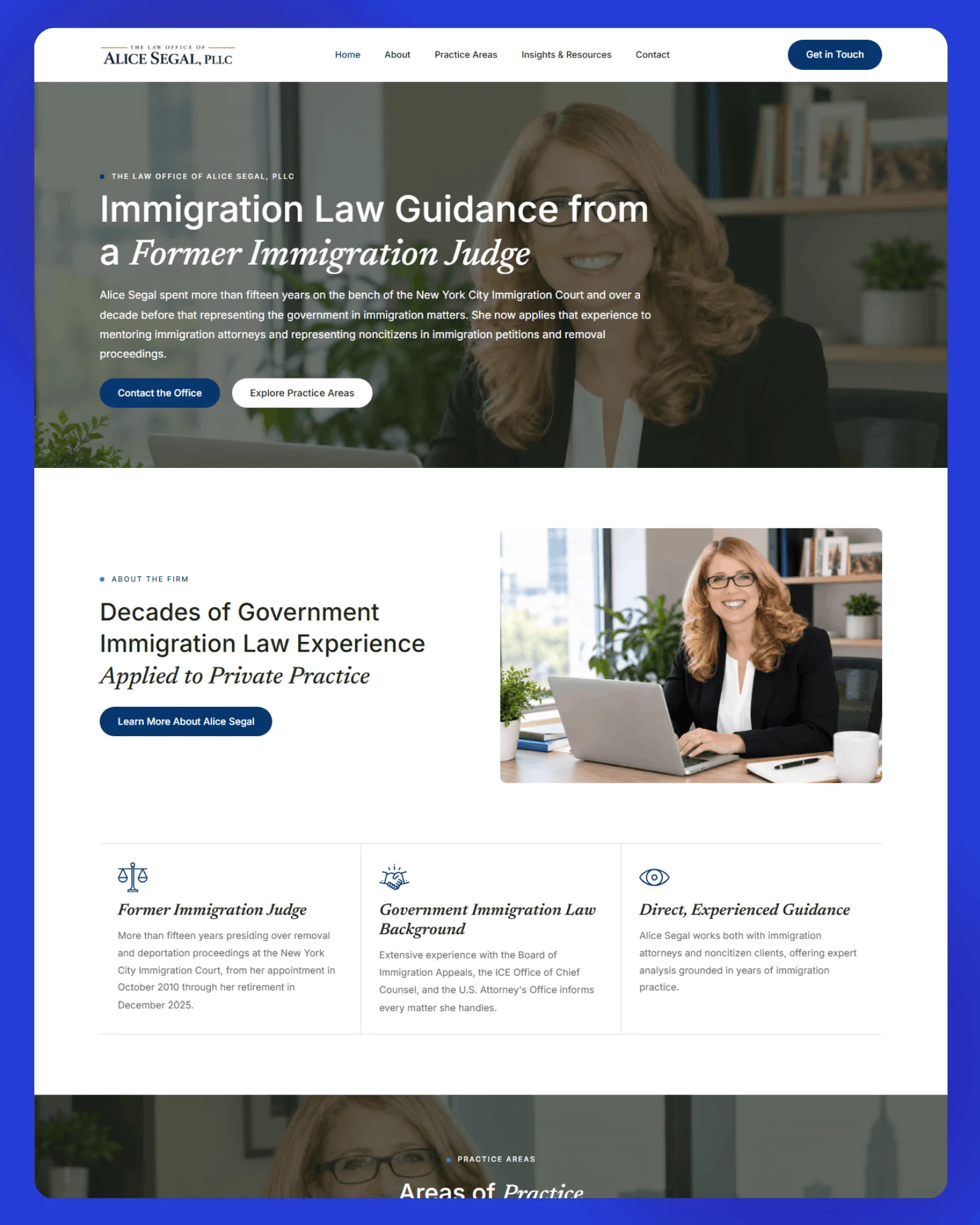 The Law Office of Alice Segal, PLLC Website (4)