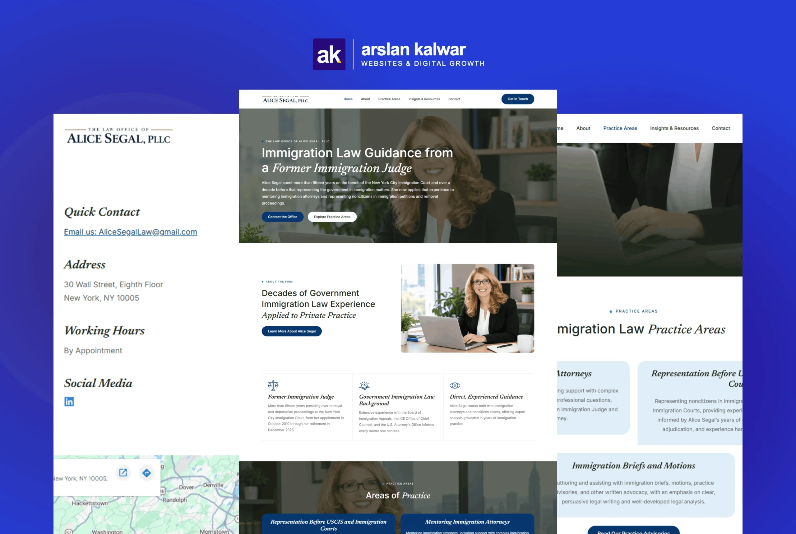 The Law Office of Alice Segal, PLLC — Immigration Law & Legal Services (New York, USA) Website Design (1)